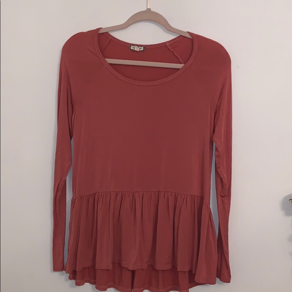 Blush long sleeve tshirt